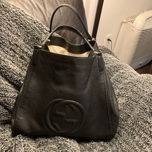 Gucci large handbag black